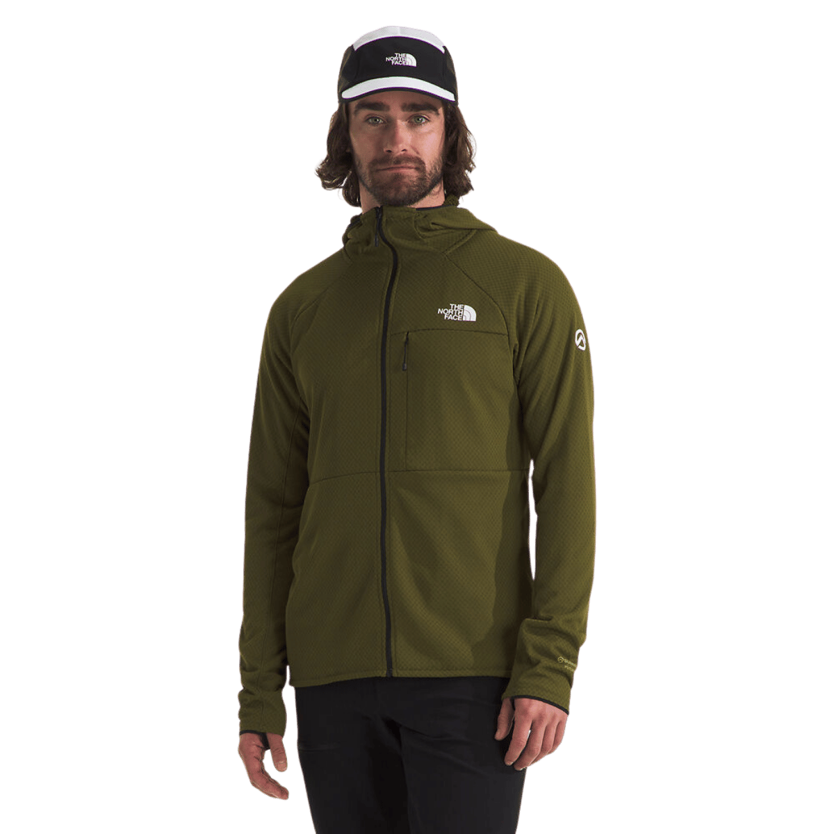 NORTHFACE SUMMIT FUTUREFLC FULLZIP HOODIE - FOREST OLIVE WW FRONT