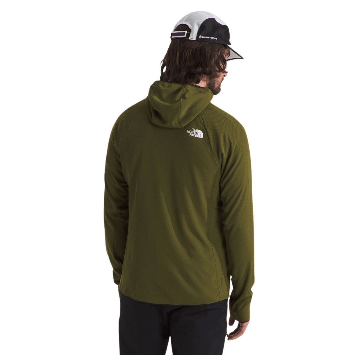 NORTHFACE SUMMIT FUTUREFLC FULLZIP HOODIE - FOREST OLIVE WW BACK