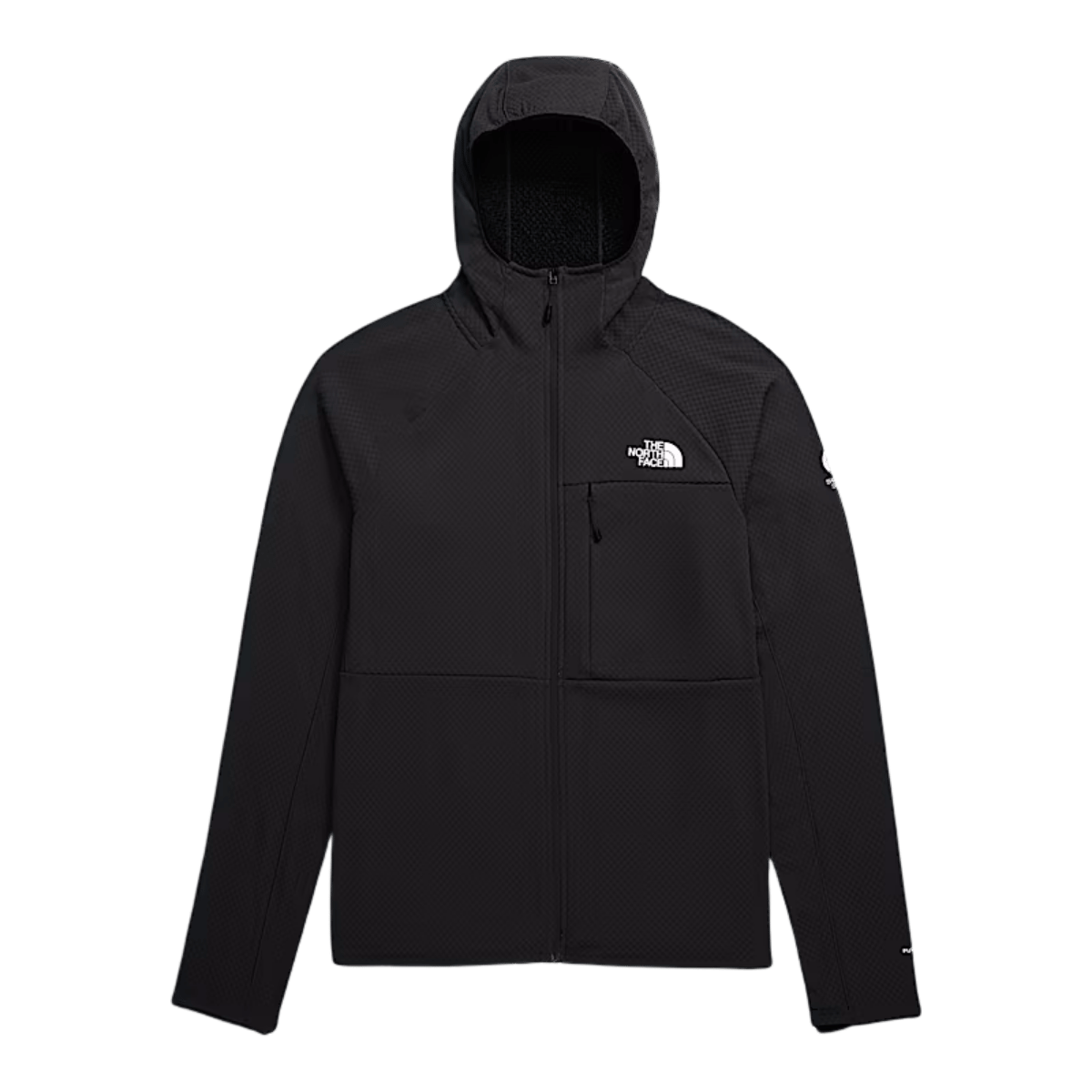 NORTHFACE SUMMIT FUTUREFLEECE FULLZIP HOODIE - TNF BLACK-NPF FRONT