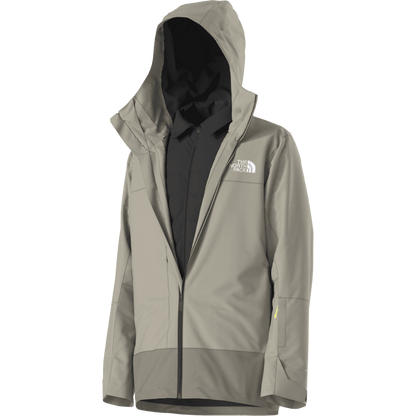 NORTHFACE THERMOBALL ECO SNOW TRICLIMATE JACKETC - CLAY GREY FRONT