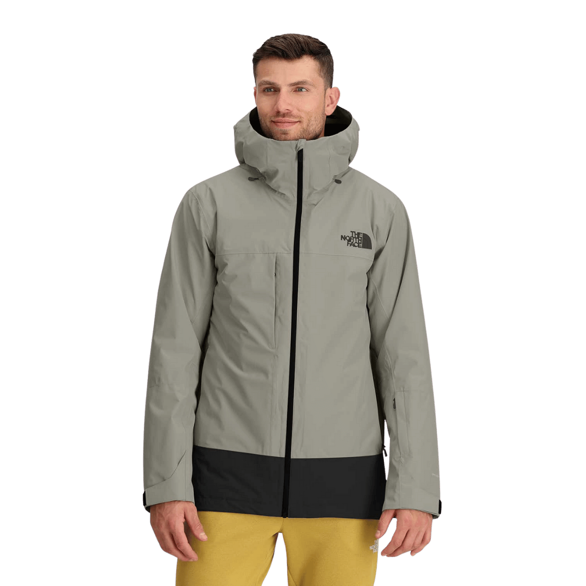 NORTHFACE THERMOBALL ECO SNOW TRICLIMATE JACKETC - CLAY GREY WW FRONT