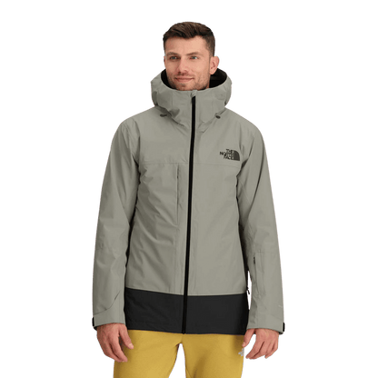 NORTHFACE THERMOBALL ECO SNOW TRICLIMATE JACKETC - CLAY GREY WW FRONT