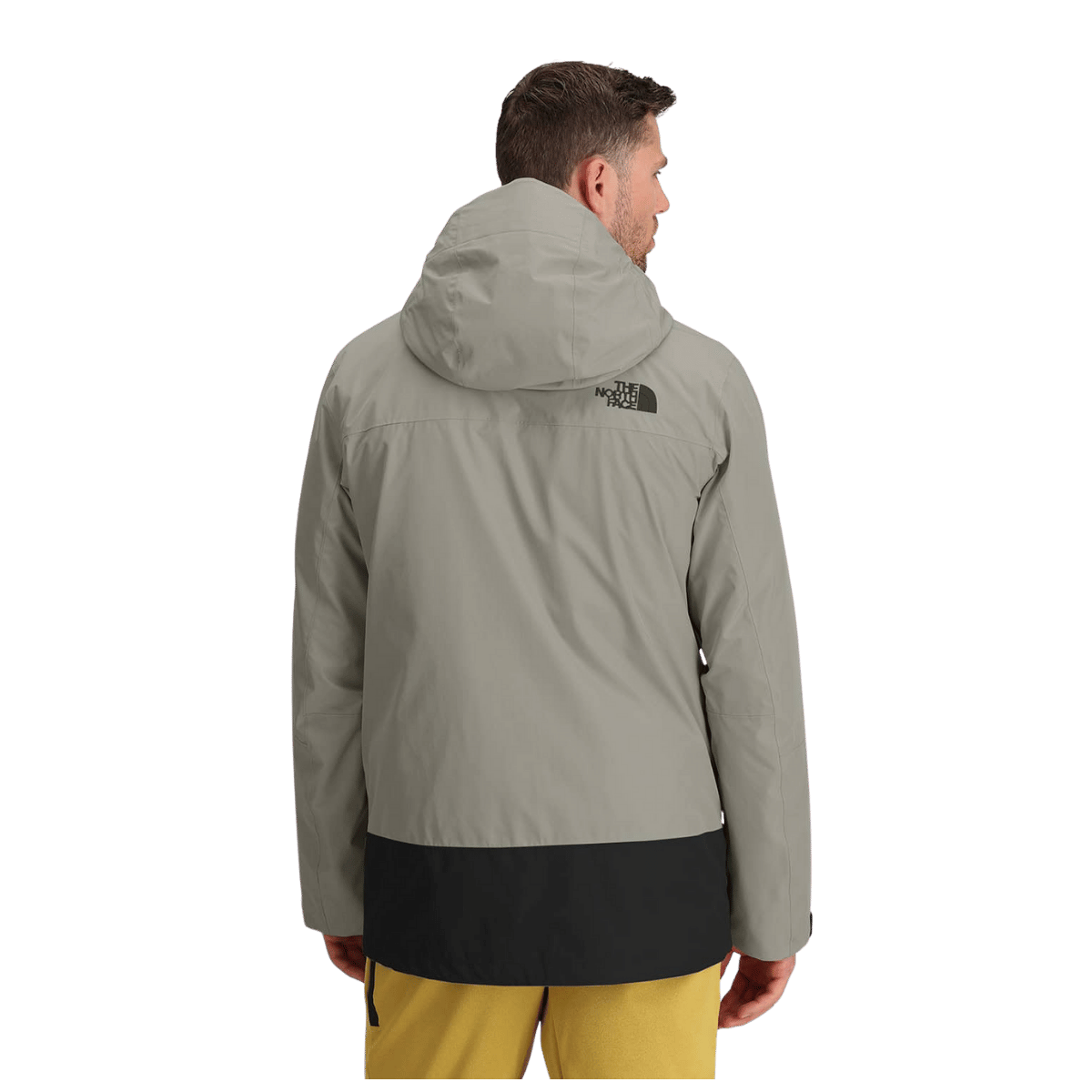 NORTHFACE THERMOBALL ECO SNOW TRICLIMATE JACKETC - CLAY GREY WW BACK