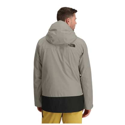 NORTHFACE THERMOBALL ECO SNOW TRICLIMATE JACKETC - CLAY GREY WW BACK