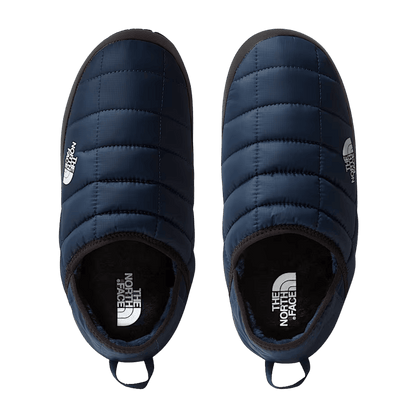 NORTHFACE MEN'S THERMOBALL V TRACTION MULES - NAVY/TNF WHITE - TOP VIEW PAIR