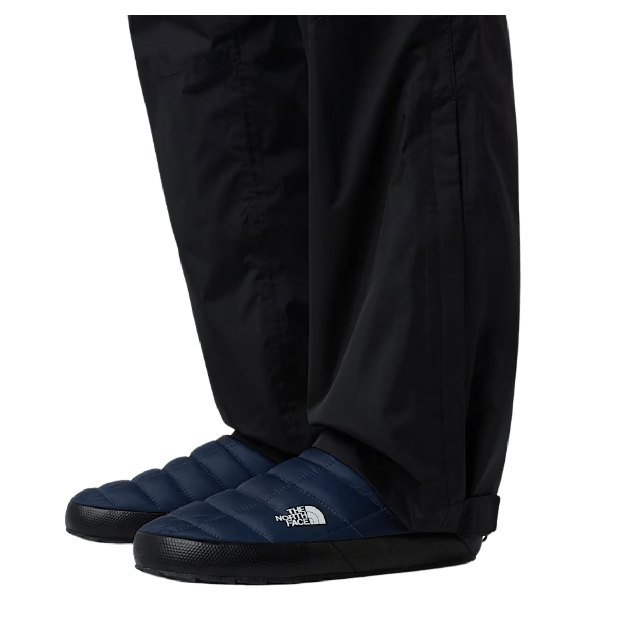 NORTHFACE MEN'S THERMOBALL V TRACTION MULES - NAVY/TNF WHITE - SIDE VIEW WW