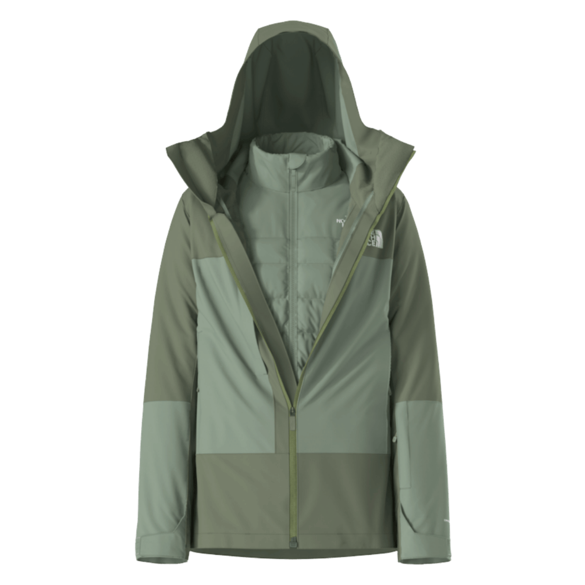 NORTHFACE WOMEN'S THERMOBALL SNOW TRICLIMATE JACKET DRIVENT SHELL - MAIN IMAGE