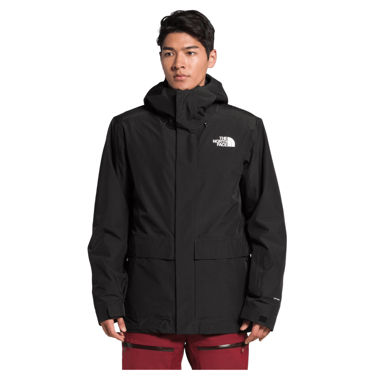 NORTHFACE MEN'S CLEMENT TRICLIMATE 3-IN-1 JACKET - TNF BLACK - FRONT VIEW WW