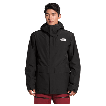 NORTHFACE MEN'S CLEMENT TRICLIMATE 3-IN-1 JACKET - TNF BLACK - FRONT VIEW WW
