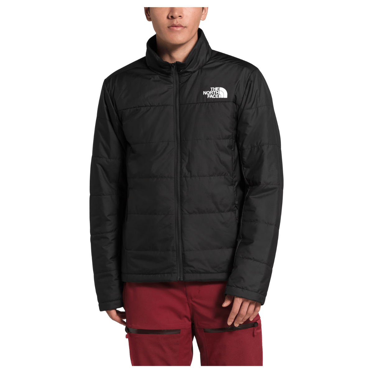 NORTHFACE MEN'S CLEMENT TRICLIMATE 3-IN-1 JACKET - TNF BLACK - INNER VIEW WW