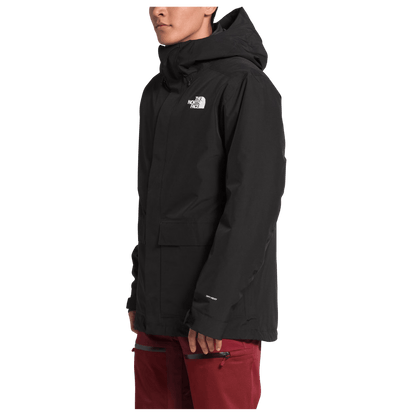 NORTHFACE MEN'S CLEMENT TRICLIMATE 3-IN-1 JACKET - TNF BLACK - SIDE VIEW WW