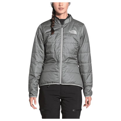 NORTHFACE WOMEN'S CLEMENTINE TRICLIMATE JACKET - BLK/MD GRAY HTHR  - GRAY INNER