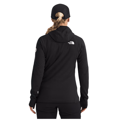 NORTHFACE WOMEN'S SUMMIT FUTUREFLEECE FULL-ZIP HOODIE - TNF BLACK - BACK VIEW WW