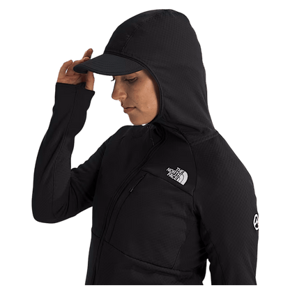 NORTHFACE WOMEN'S SUMMIT FUTUREFLEECE FULL-ZIP HOODIE - TNF BLACK - HOODIE VIEW WW