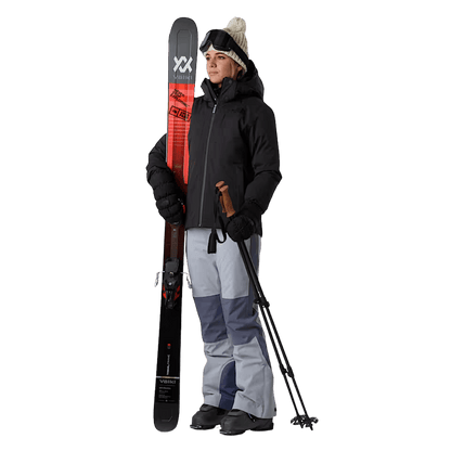 NORTHFACE WOMEN HEATSEEKER LENADO JACKET - TNF BLACK - SIDE FULL VIEW 