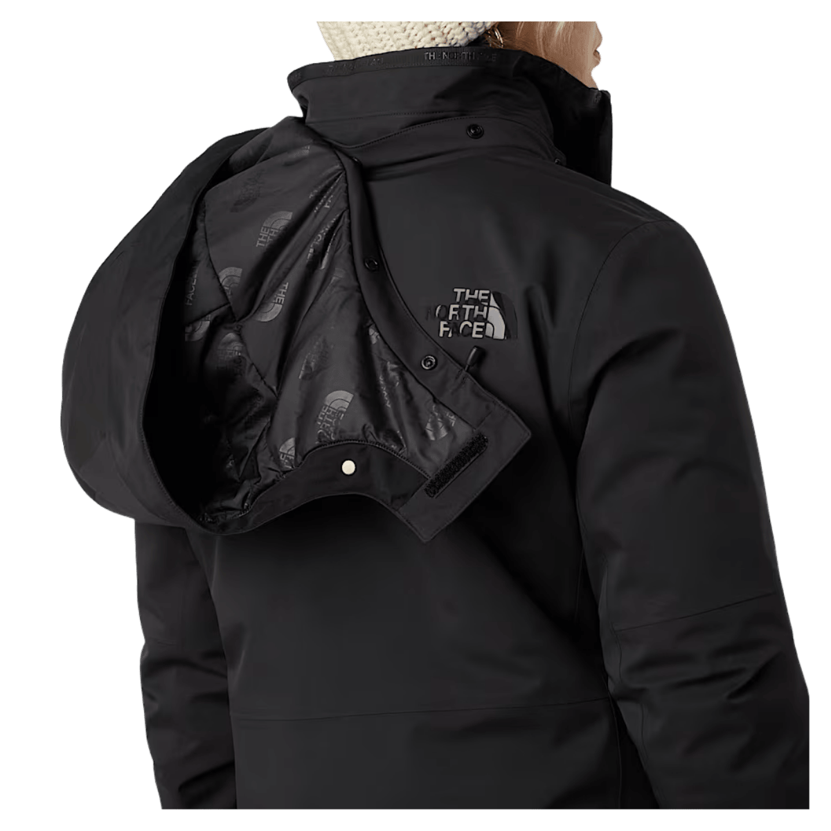 NORTHFACE WOMEN HEATSEEKER LENADO JACKET - TNF BLACK -  DETACHABLE HOOD