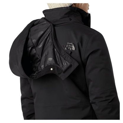 NORTHFACE WOMEN HEATSEEKER LENADO JACKET - TNF BLACK -  DETACHABLE HOOD