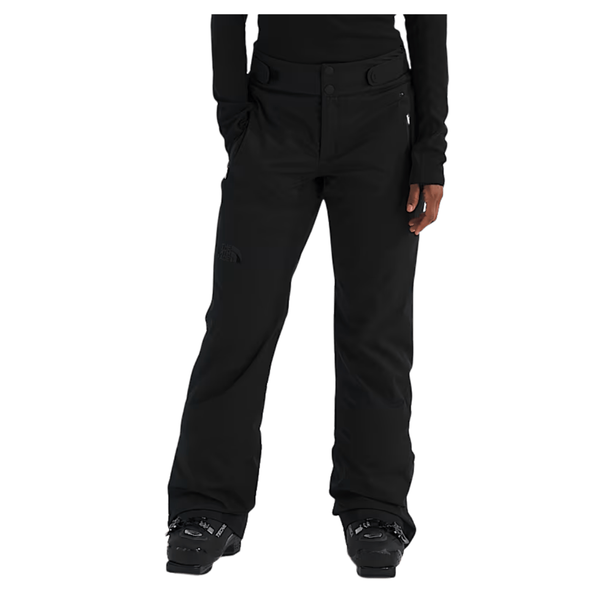 NORTHFACE WOMEN'S LENADO WATERPROOF PANTS - TNF BLACK - FRONT VIEW WW