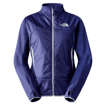 NORTHFACE WOMEN'S WINTER WARM PRO WINDWALL  - CAVE BLUE - FRONT VIEW