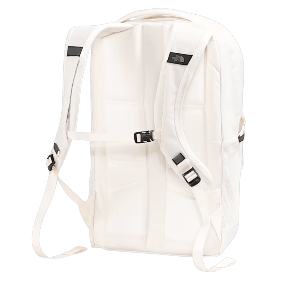 NORTHFACE WOMEN JESTER LUXE BACKPACK - WHITE CRL MTL - BACK VIEW