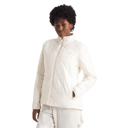 NORTHFACE WOMENS SHADY GLADE INS JACKET - WHITE DUNE WW FRONT