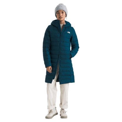 NORTHFACE WOMEN'S ACONCAGUA PARKA - MIDNIGHT PETROL WW FRONT