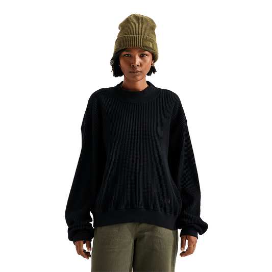 NORTH FACE WOMEN'S CHABOT 2.0 MOCK-NECK- BLACK