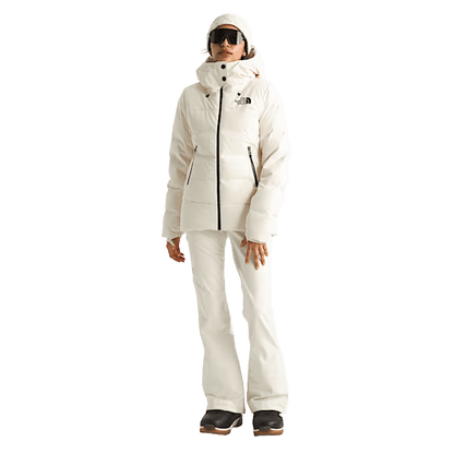 NORTHFACE WOMEN'S CIRQUE DOWN JACKET - WHITE DUNE WW WHOLE FRONT