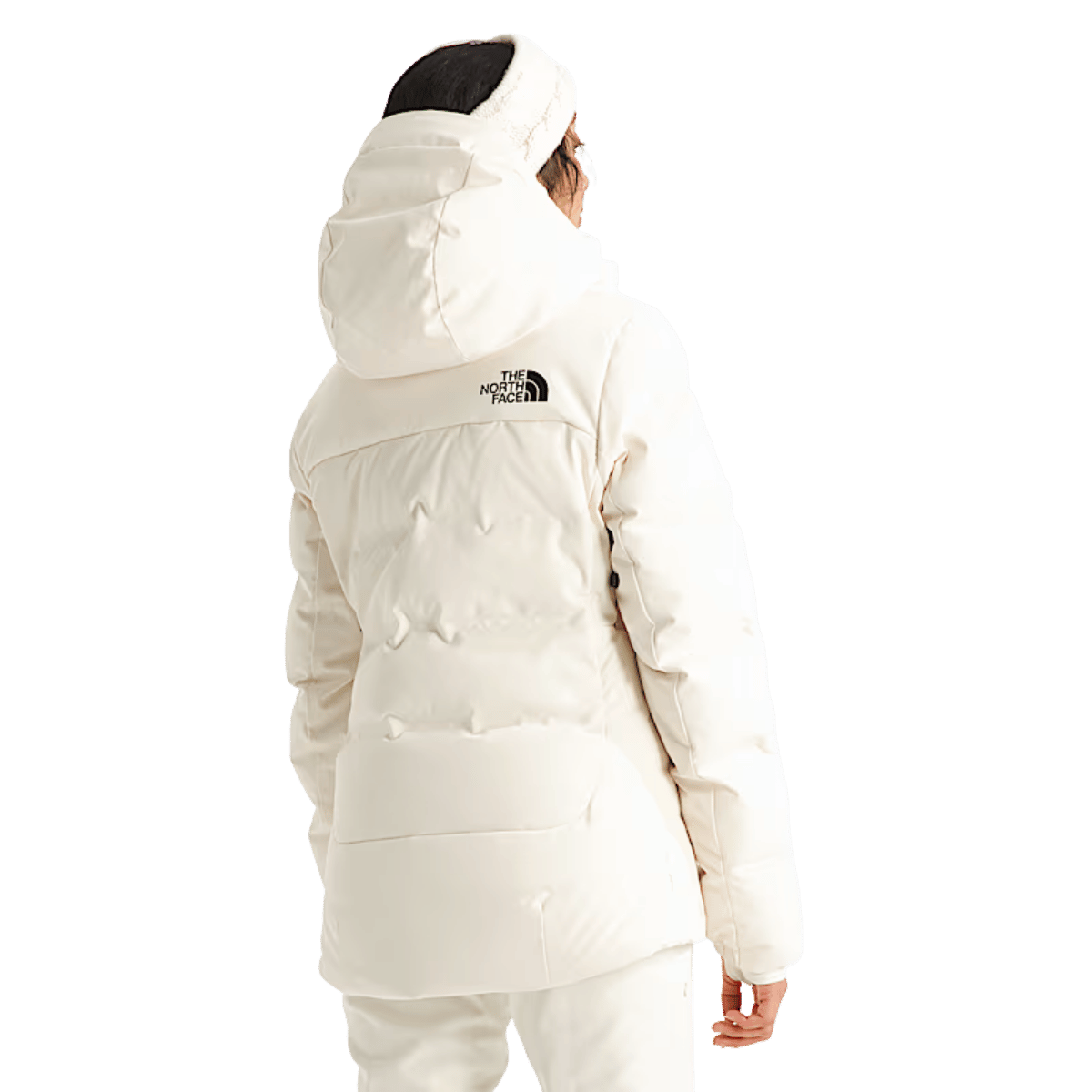 NORTHFACE WOMEN'S CIRQUE DOWN JACKET - WHITE DUNE WW BACK