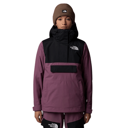 NORTHFACE WOMEN'S DRIFTVIEW ANORAK - TNF BLACK/MIDNIGHT MAUVE WW FRONT