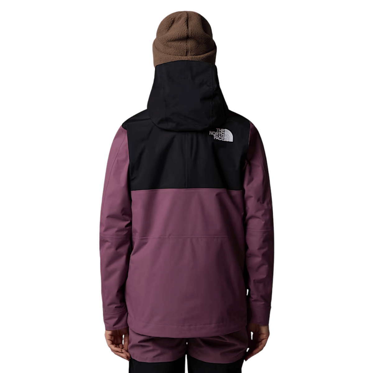 NORTHFACE WOMEN'S DRIFTVIEW ANORAK - TNF BLACK/MIDNIGHT MAUVE WW BACK
