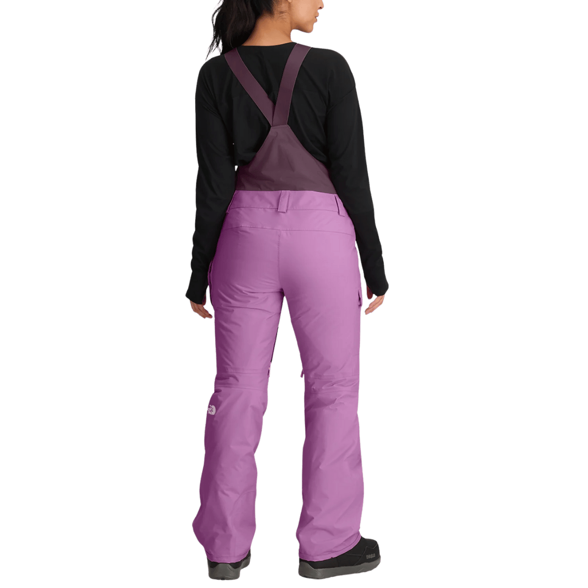 NORTHFACE WOMEN'S FREEDOM INSULATED BIB - MIDNIGHT MAUVE WW BACK