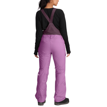 NORTHFACE WOMEN'S FREEDOM INSULATED BIB - MIDNIGHT MAUVE WW BACK