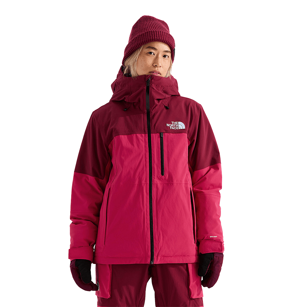 NORTH FACE WOMEN'S FREEDOM INSULATED JACKET- LALI GURAN/BURGUNDY CRUSH