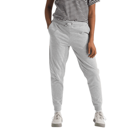NORTHFACE WOMEN'S HERITAGE PATCH JOGGER - TNF LIGHT GREY HEATHER WW FRONT