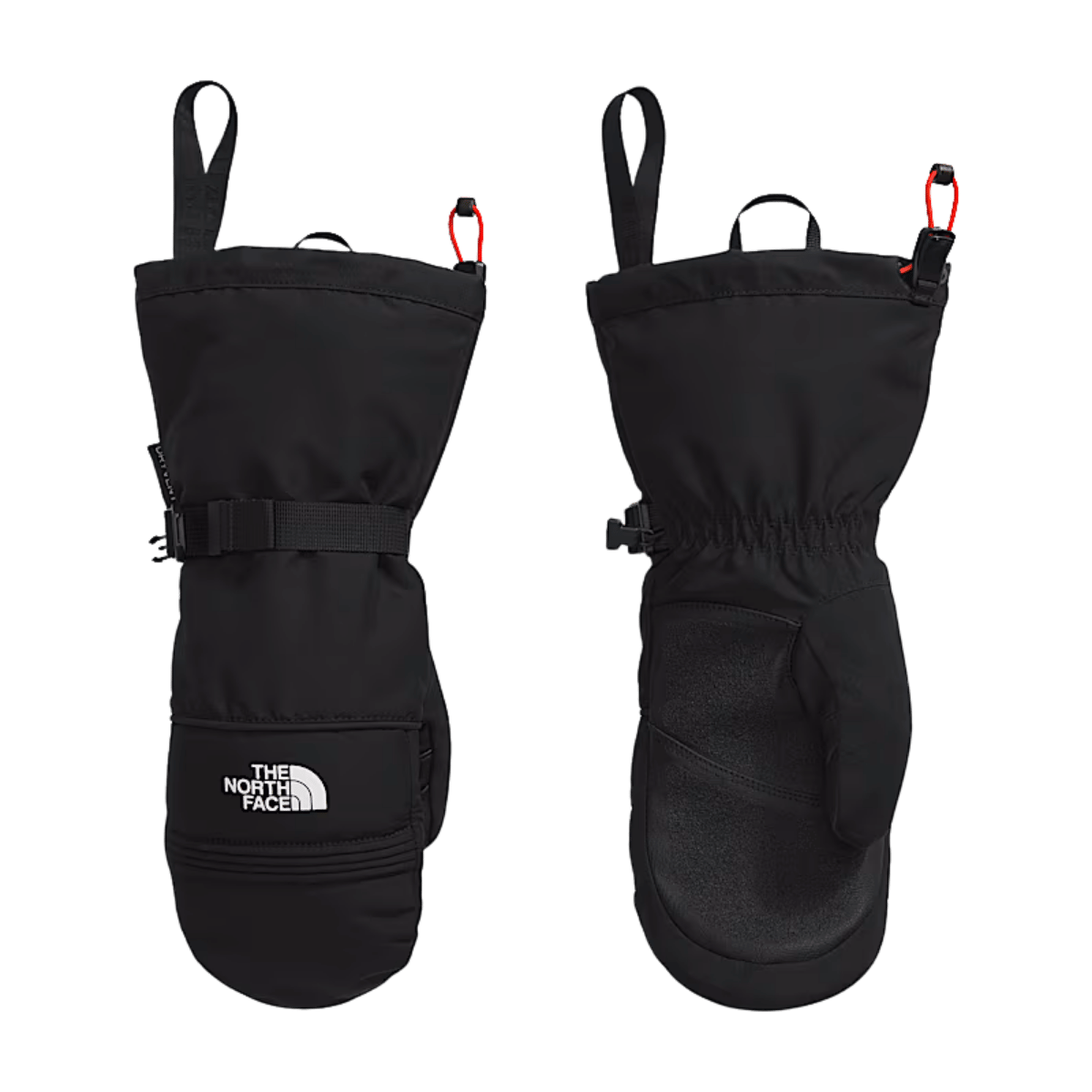 NORTHFACE WOMEN'S MONTANA SKI MITTS - TNF BLACK FRONT AND BACK