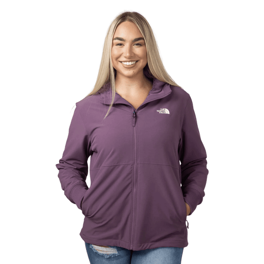 NORTHFACE WOMEN'S SHELBE RASCHEL HOODIE - MAUVE WW FRONT