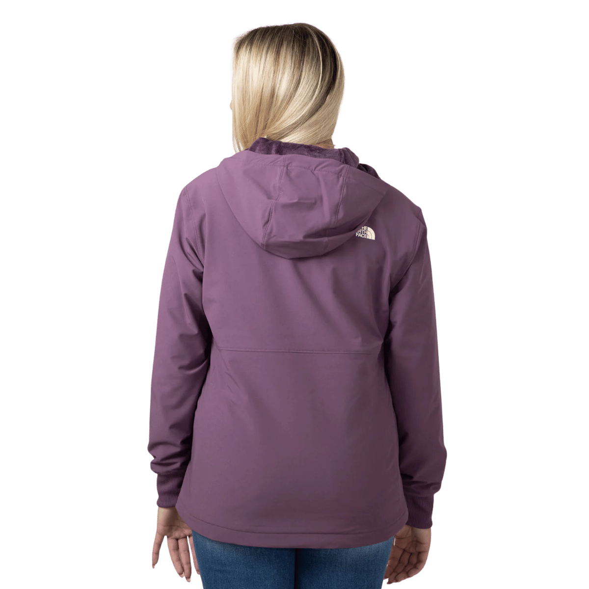 NORTHFACE WOMEN'S SHELBE RASCHEL HOODIE - MAUVE WW BACK