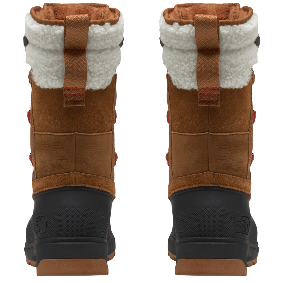 NORTHFACE WOMEN'S SHELLISTA V MID WATERPROOF BOOT - TIMBER TAN/TNF BLACK BACK