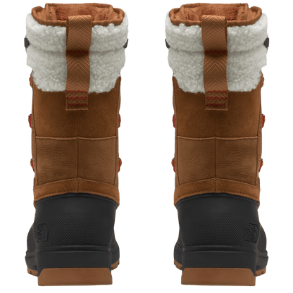 NORTHFACE WOMEN'S SHELLISTA V MID WATERPROOF BOOT - TIMBER TAN/TNF BLACK BACK