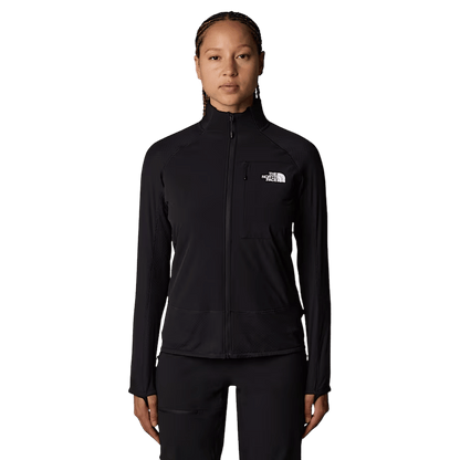 NORTHFACE WOMEN'S SUMMIT FUTUREFLEECE HYBRID JACKET - TNF BLACK WW FRONT