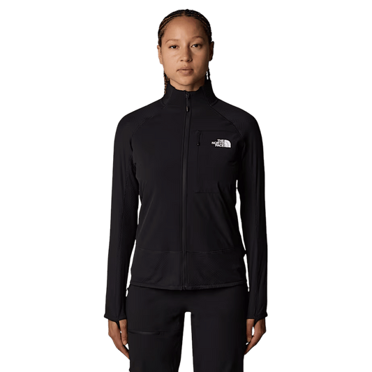 NORTHFACE WOMEN'S SUMMIT FUTUREFLEECE HYBRID JACKET - TNF BLACK WW FRONT
