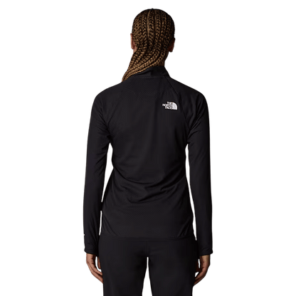 NORTHFACE WOMEN'S SUMMIT FUTUREFLEECE HYBRID JACKET - TNF BLACK WW BACK