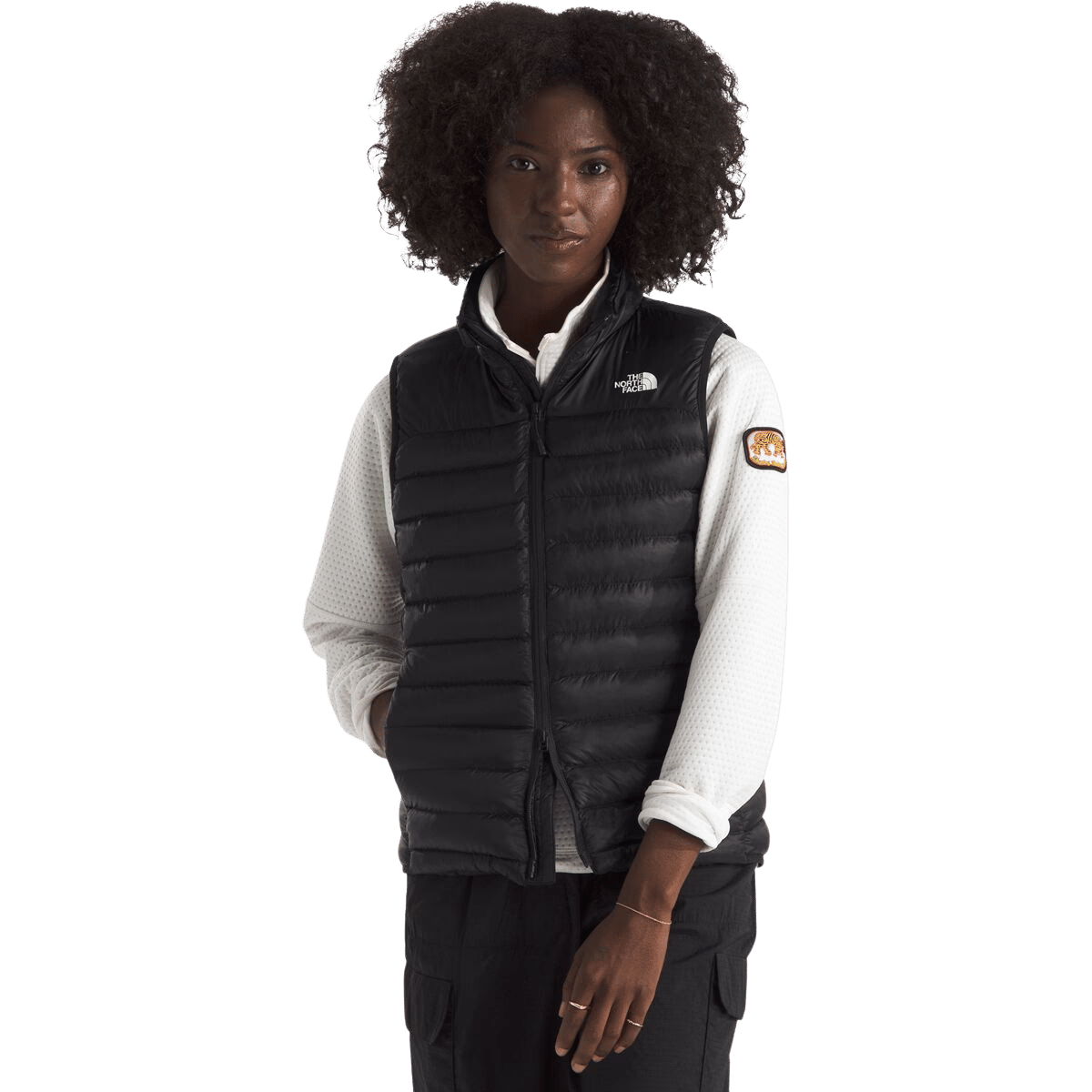 NORTHFACE WOMEN'S TERRA PEAK VEST - TNF BLACK WW FRONT