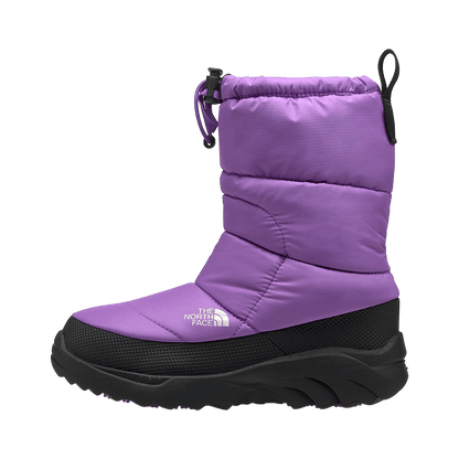NORTH FACE YOUTH NSE TRACTION BOOTIE WATERPROOF- ELEVATION PURPLE/BLACK SIDE