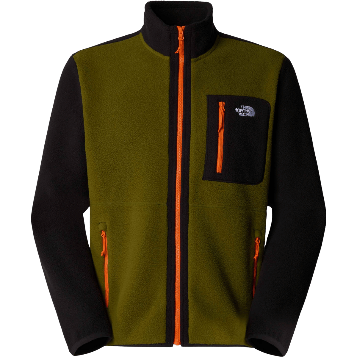 NORTHFACE YUMIORI FULL ZIP - FOREST OLIVE FRONT