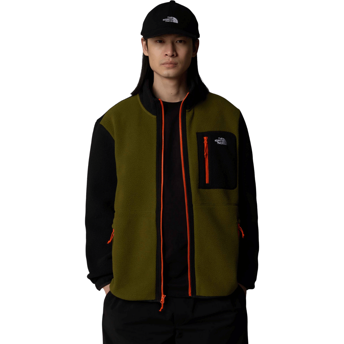 NORTHFACE YUMIORI FULL ZIP - FOREST OLIVE WW FRONT