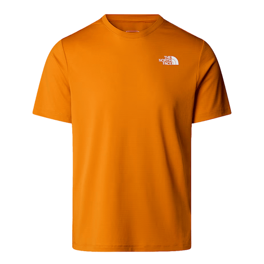 NORTHFACE 24/7 SHORTSLEEVES TEE - DIGITAL ORANGE FRONT