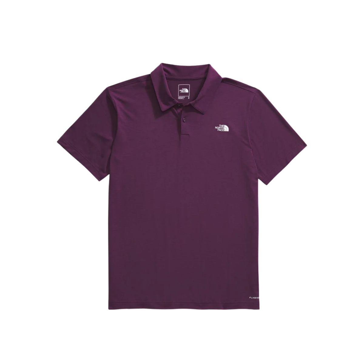 NORTHFACE_ADVENTURE_FLASHDRY_POLO_BLKCURRANT_PRP_FRONT