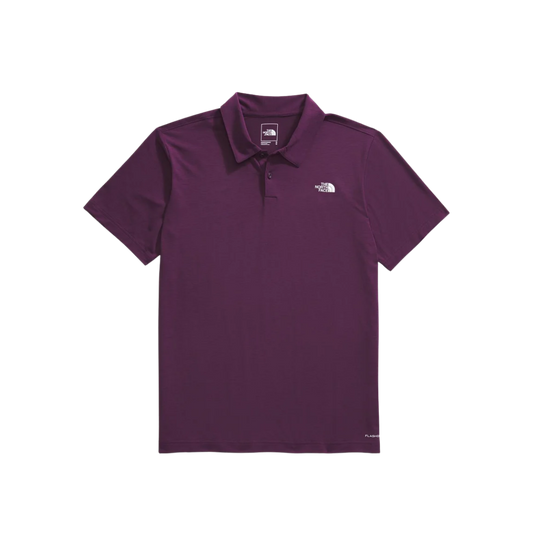 NORTHFACE_ADVENTURE_FLASHDRY_POLO_BLKCURRANT_PRP_FRONT